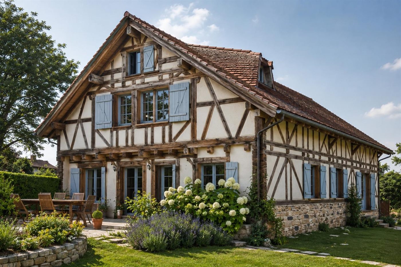 Maison à colombages